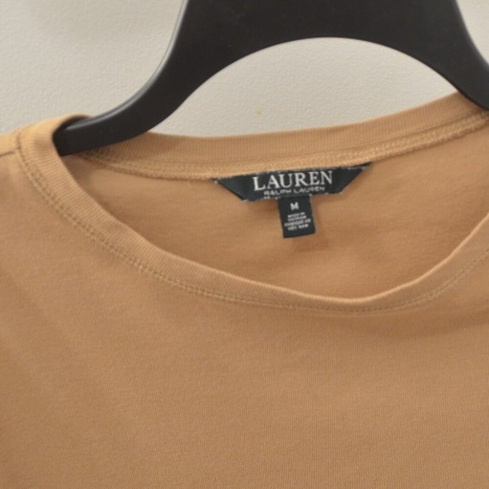 LAUREN Ralph Lauren Cotton Long Sleeve with Elbow Patches
